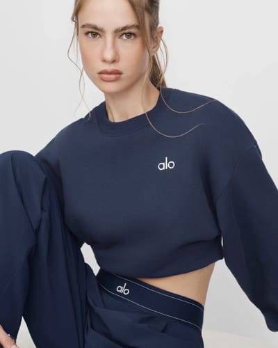 ALO crop sweatshirt